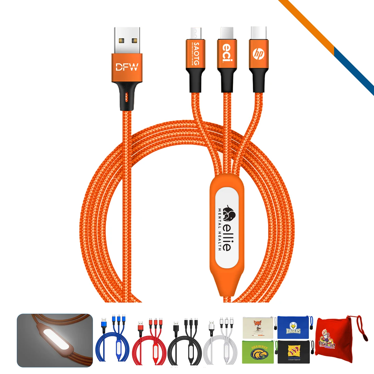 Olisa 3in1 Charging Cable 1
