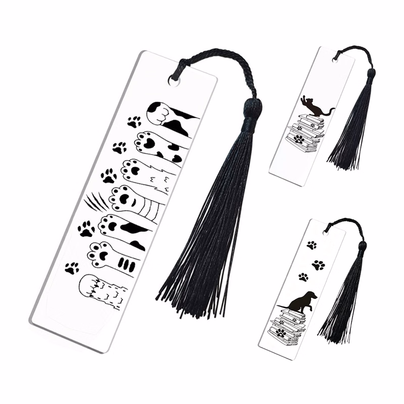 Custom Acrylic Bookmark with Tassel