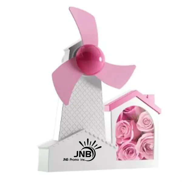 Multi Function Computer USB Windmill Mini Fan w/ Pen Holder 1