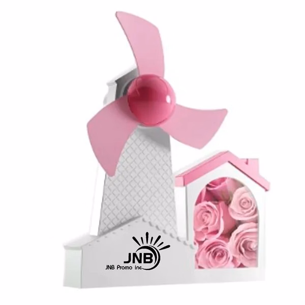 Multi Function Computer USB Windmill Mini Fan w/ Pen Holder