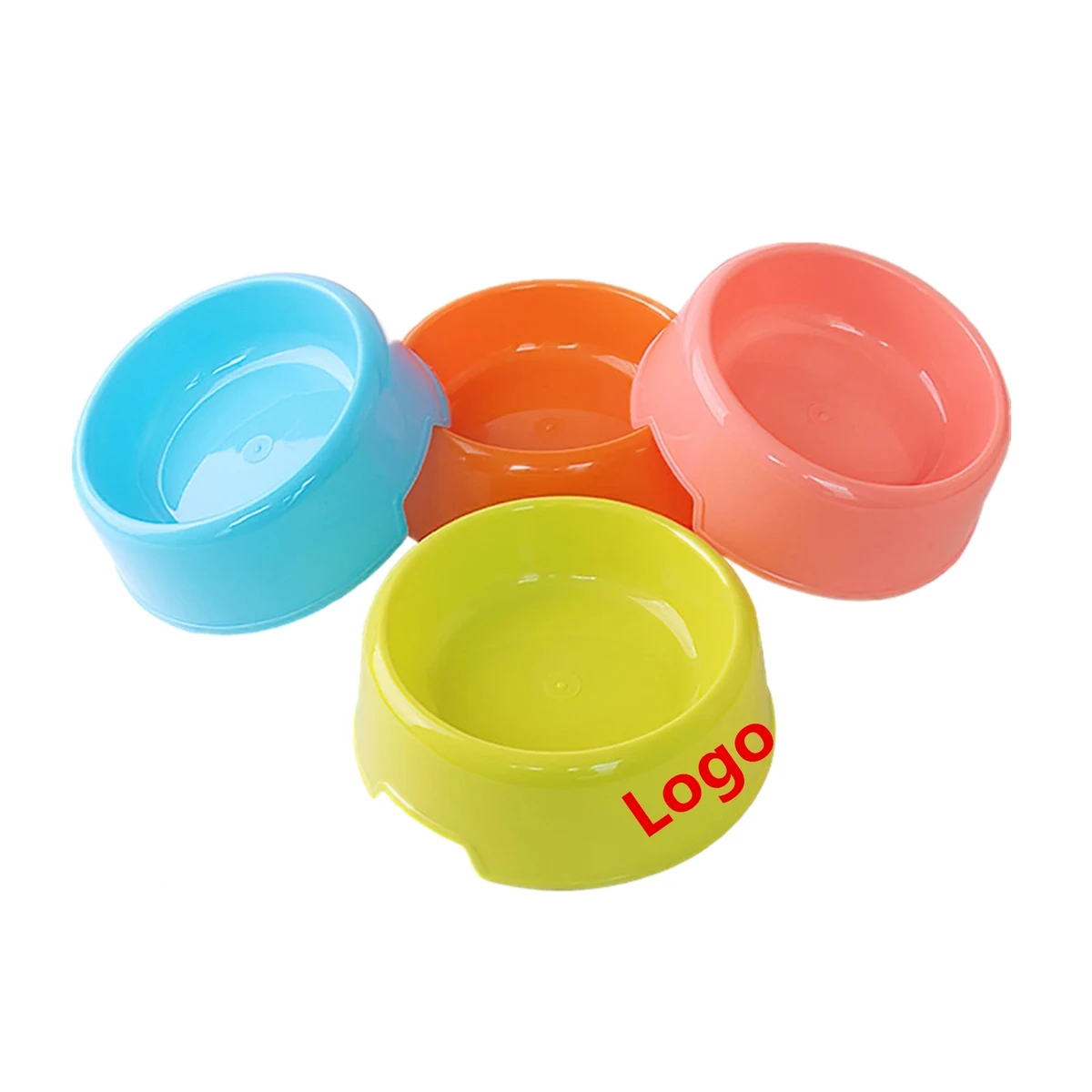 Plastic Candy Color Pet Bowl 1