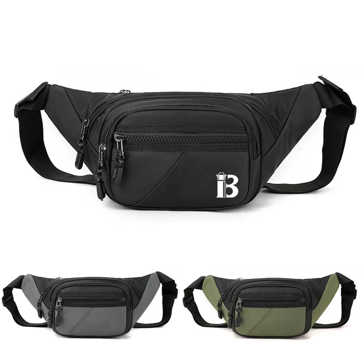 Men's Minimalist Oxford Crossbody Bag Fanny Pack 1