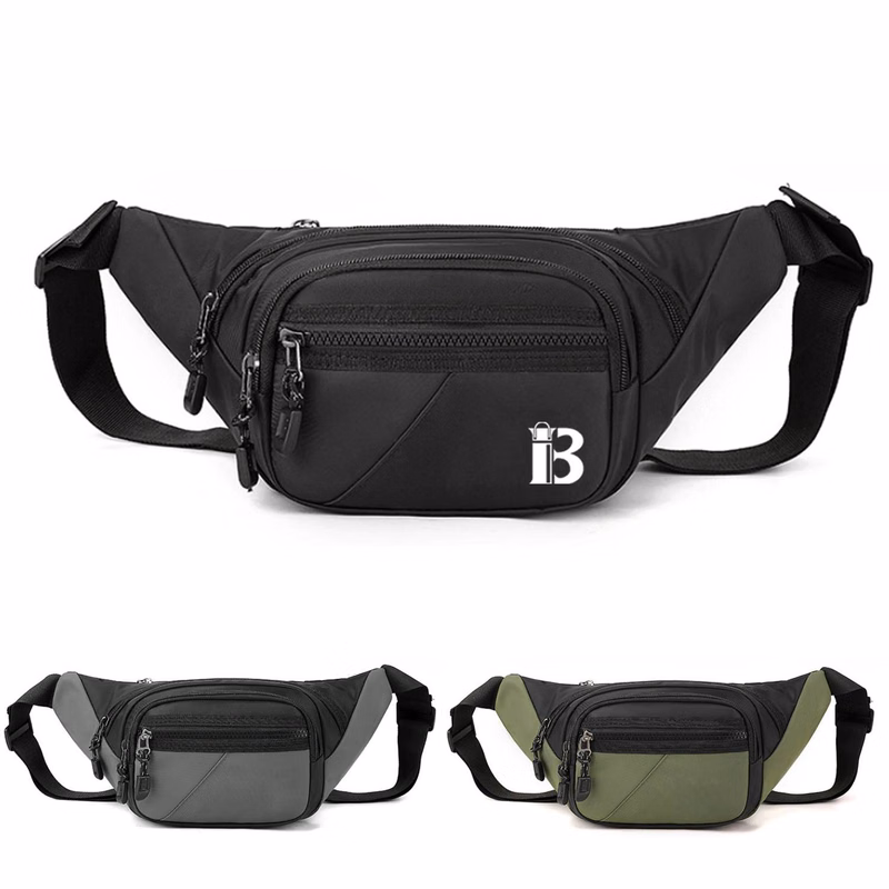 Men's Minimalist Oxford Crossbody Bag Fanny Pack
