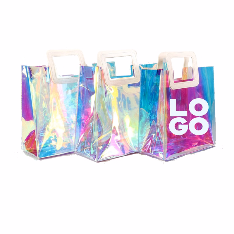 Clear Iridescent Bag
