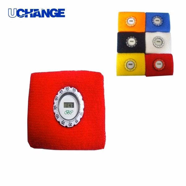 Sweatband Wrist Watch Hybrid Sport Timepiece