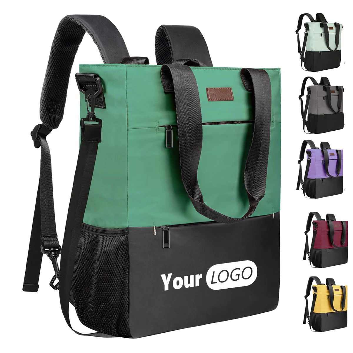 Nylon Convertible Laptop Backpack 1