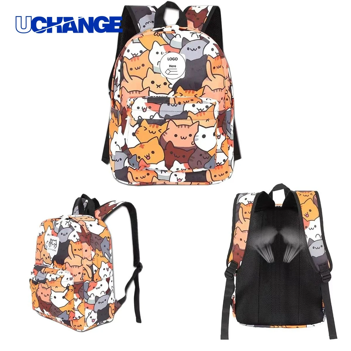 Cartoon Cat Backpack 1