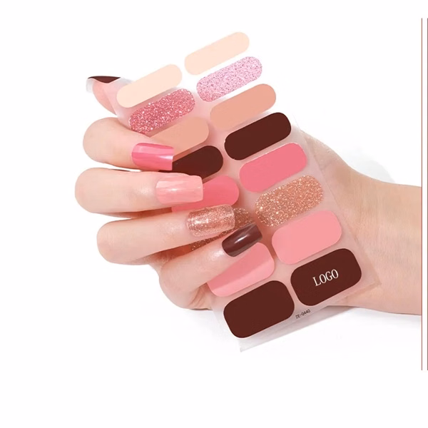 Custom Full-Color Nail Art Stickers — 16 Piece Personal Beauty Accessory