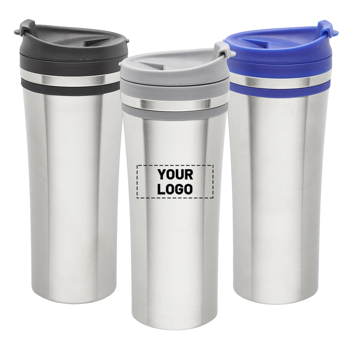 Insulated Stainless Steel Tumbler, 15 oz. 1