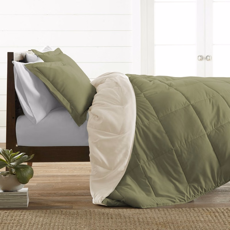 Down Alternative Comforter Sets - Sage Twin Reversible