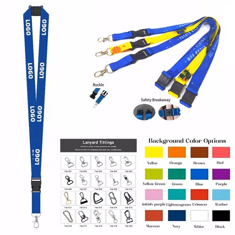 Custom Detachable Quick Release Safety Lanyard