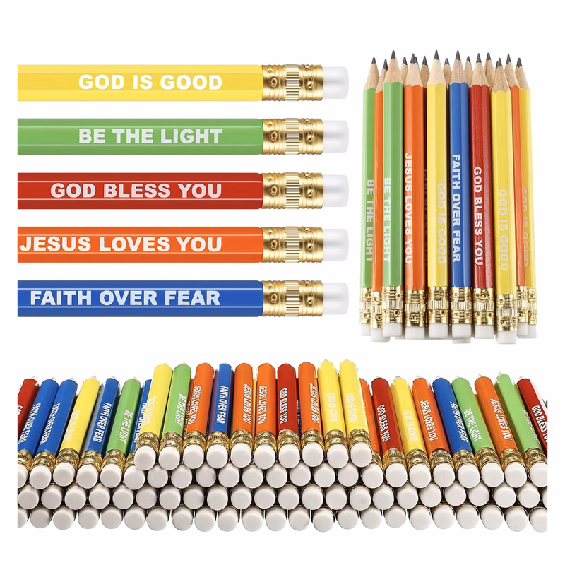 Golf Wooden Pencils with Eraser