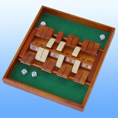 12" SHUT THE BOX GAME 1