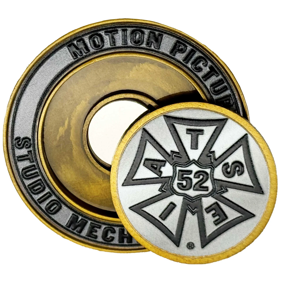 Texture Tone® Golf Ball Marker Coin w/ Magnetic Ball Marker 1
