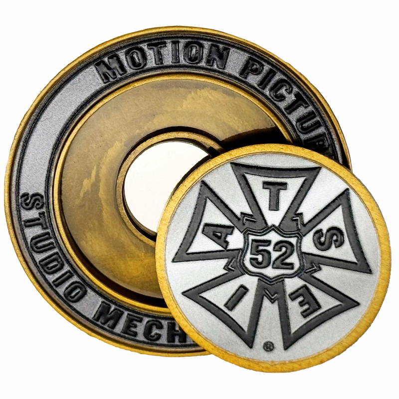Texture Tone® Golf Ball Marker Coin w/ Magnetic Ball Marker