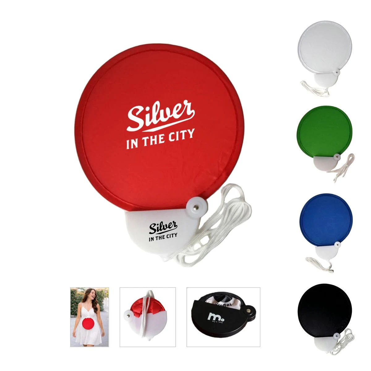 Folding Fan with Lanyard 1