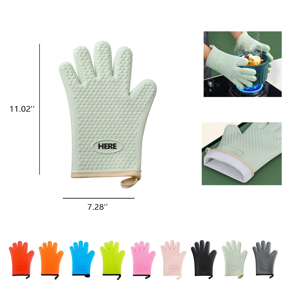 Silicone BBQ Oven Gloves MOQ 50 1