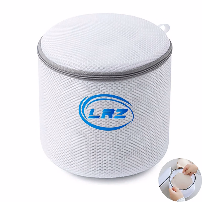 Cylindrical Reusable Laundry Mesh Wash Bag