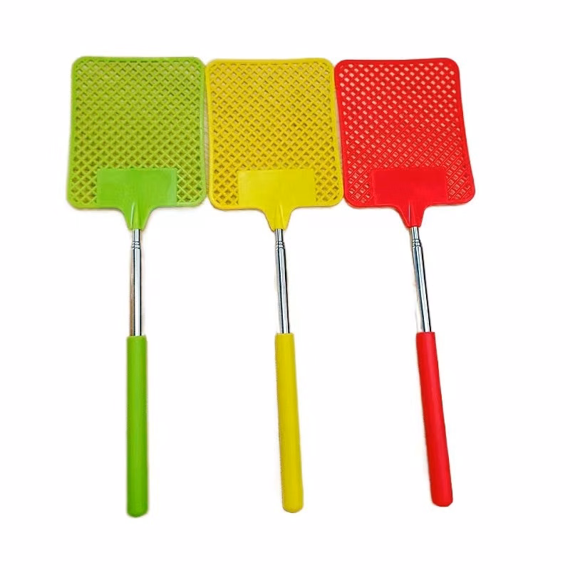 Stainless steel retractable fly swatter