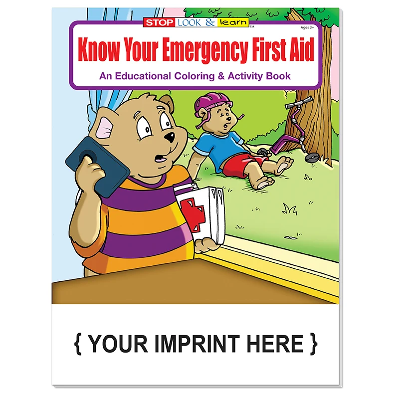 COLORING BOOK - Know Your Emergency First Aid Coloring & Activity Book 1