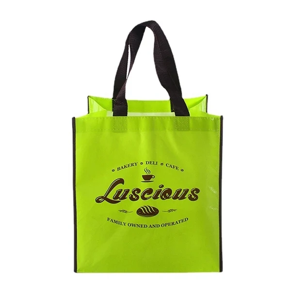 13.5" X 14" Laminated non-woven shopper bag 1