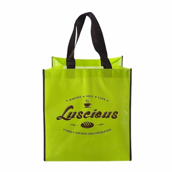 13.5" X 14" Laminated non-woven shopper bag