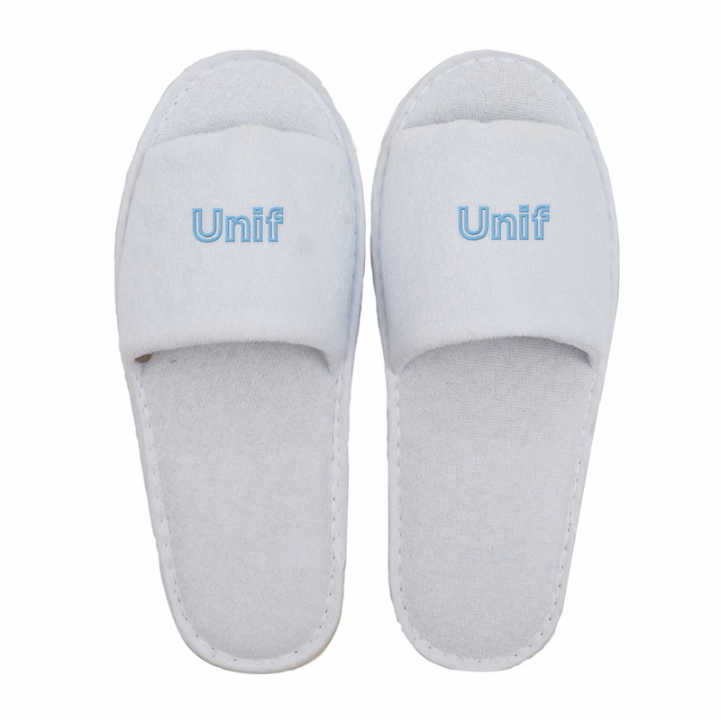 Polyester Open-Toe Travel Slipper