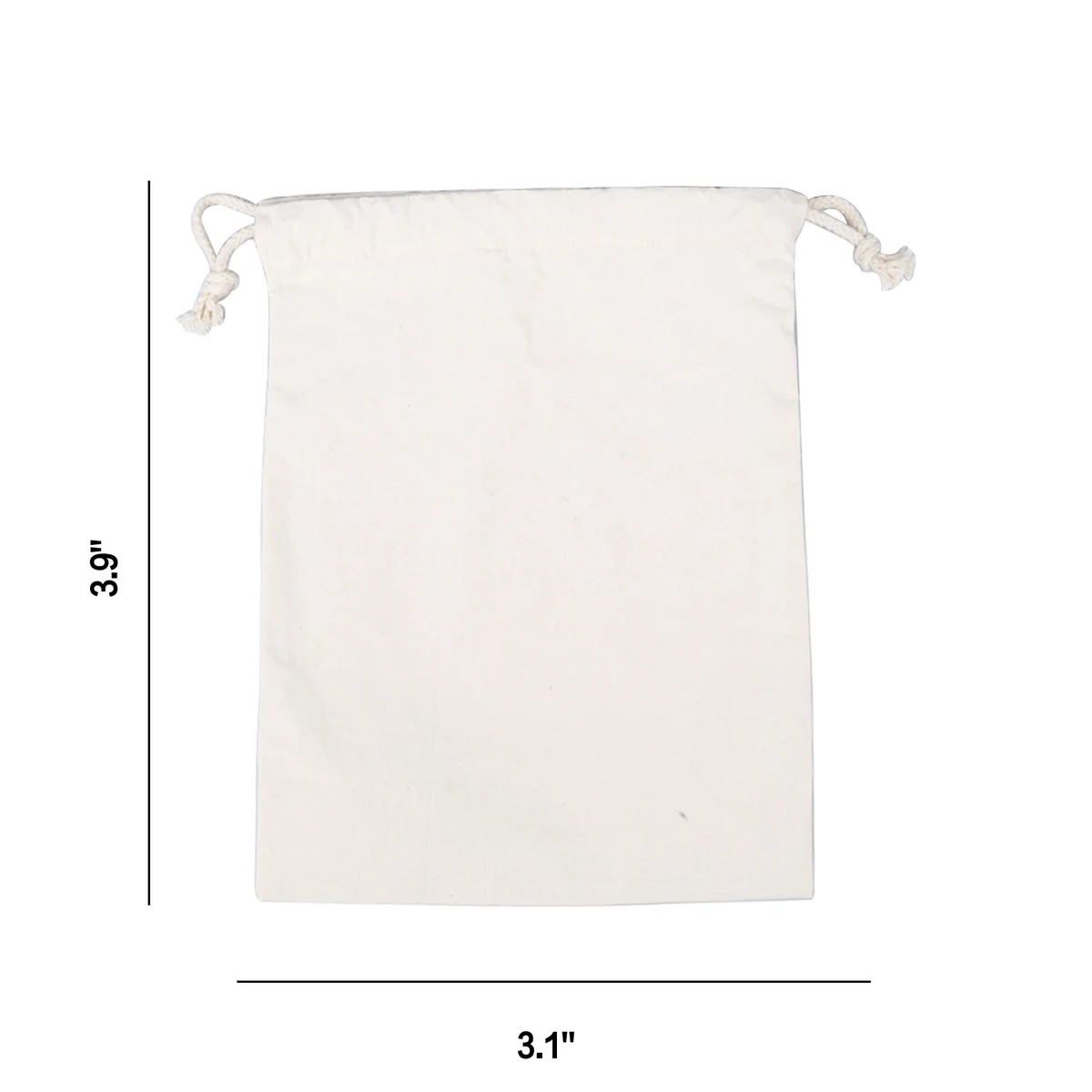 Cotton Drawstring Bag 3.9 "x3.1" 1