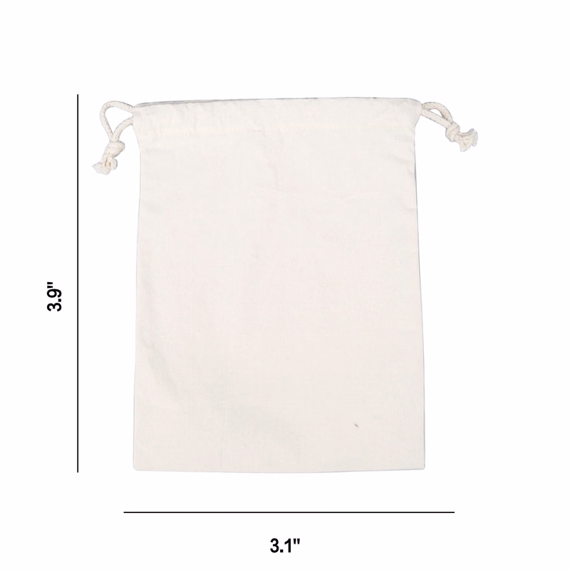 Cotton Drawstring Bag 3.9 "x3.1"
