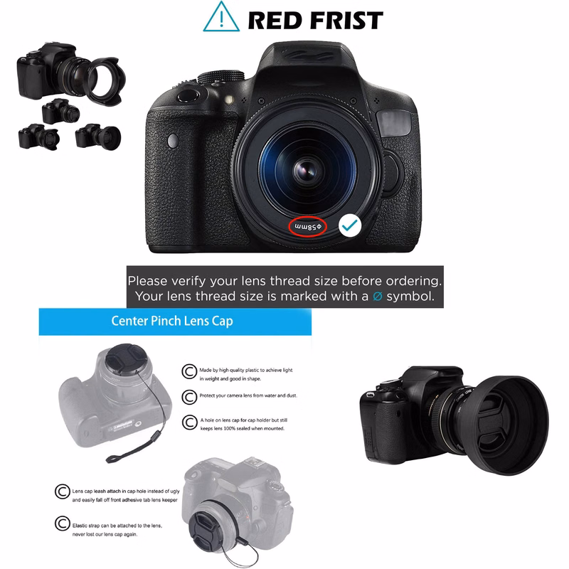 58mm Lens Hood Set