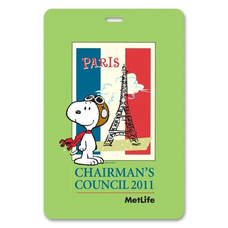 USA Made Laminated Event Tag (4"x6") Rectangle 1