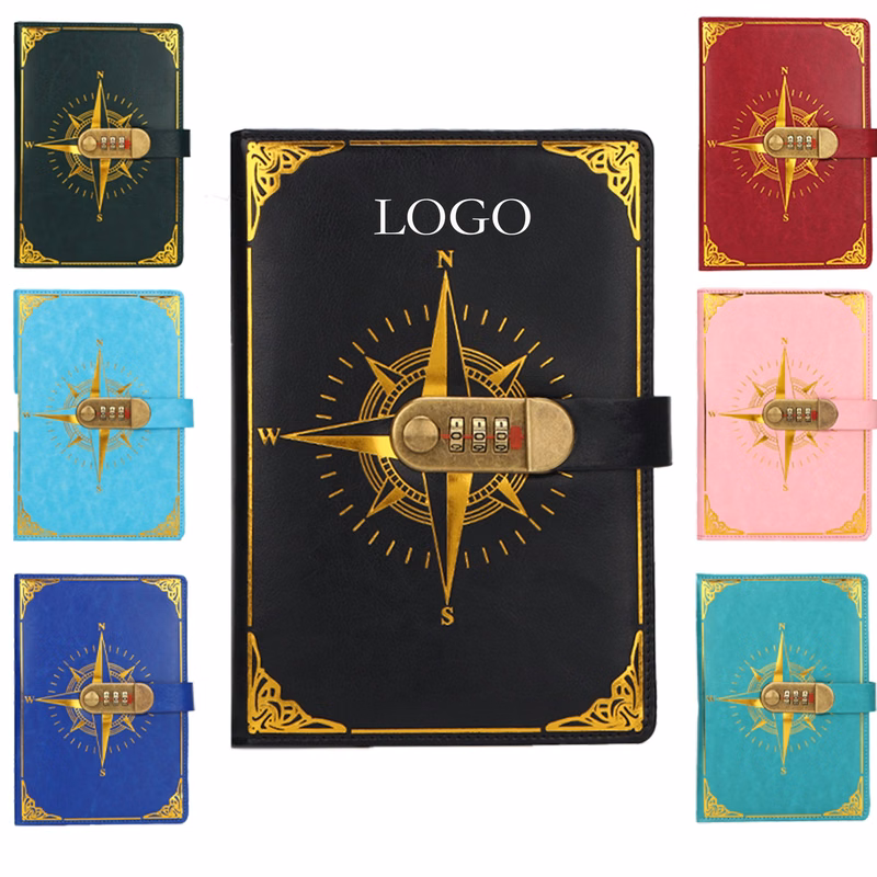 Vintage-style Password Notebook