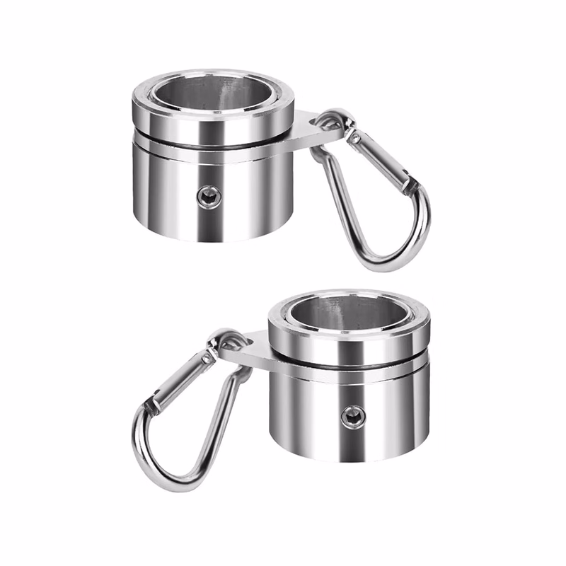 1",1.25",1.5",2" Silver Plastic Rotating Flagpole Clips