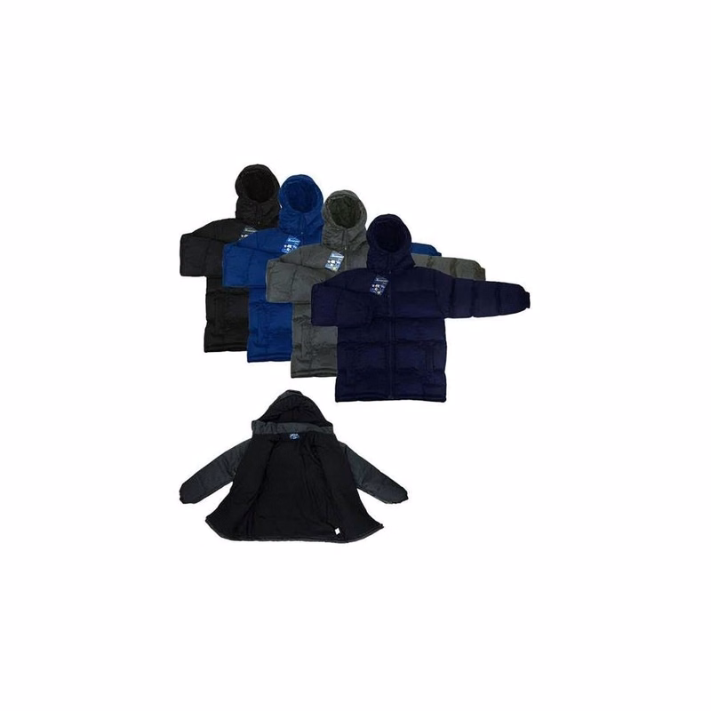 Men's Hooded Jackets - Fleece Lining S-2X Assorted Colors