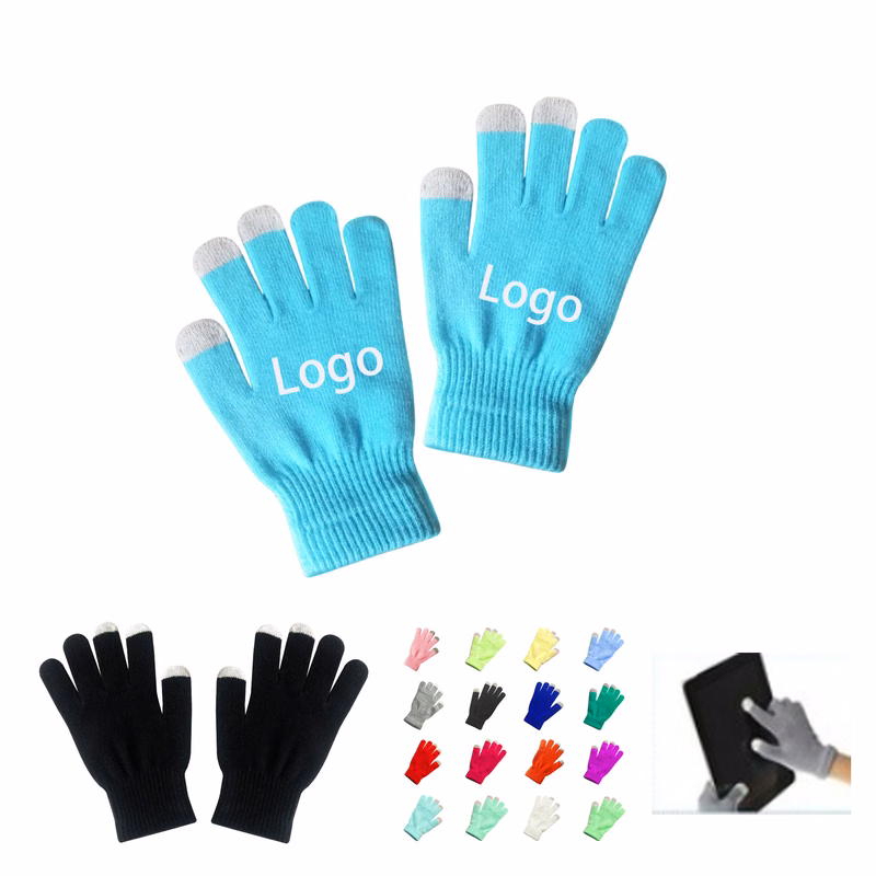 Winter Touchscreen Acrylic Knit Gloves