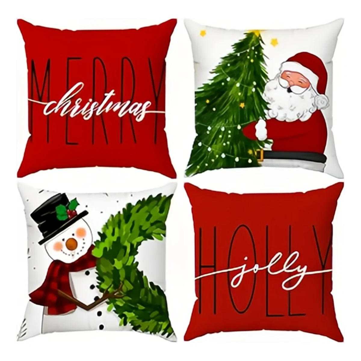 MOQ50 Christmas Throw Pillow Cover Case 1