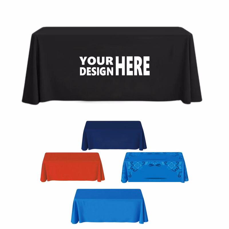 Full Color Sublimated Polyester Table Throw