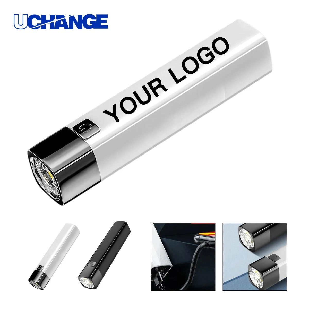 ABS Flashlight Power Bank Tool 1200mAh 1