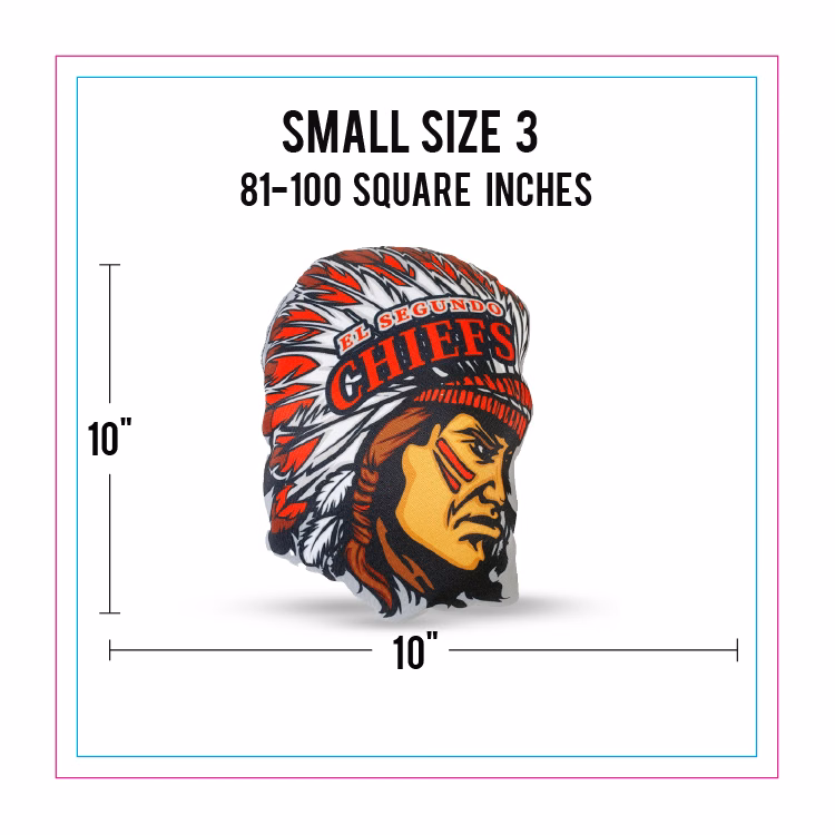 Small Size 3 Full Color Life-Like Pillow (Up to 100 square inches)