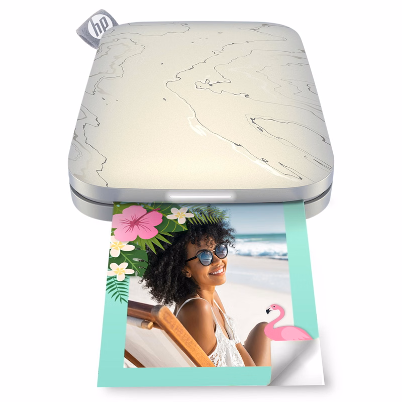 HP Sprocket Select Portable 2.3x3.4" Instant Photo Printer (Eclipse) Print Pictures on Zink Stick...