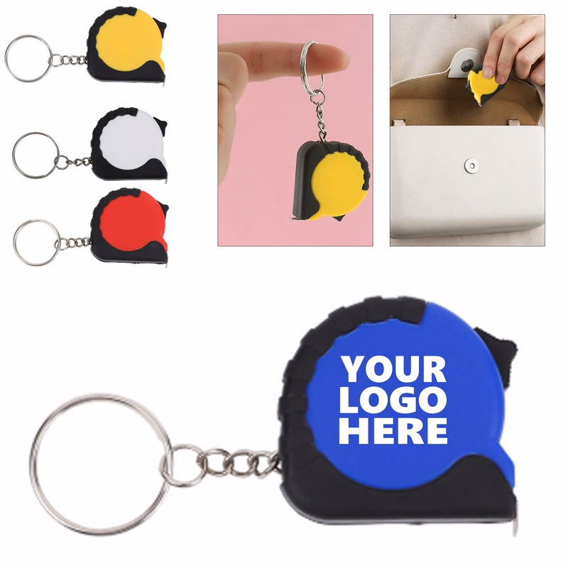 Keychain-Mounted Mini Tape Measure
