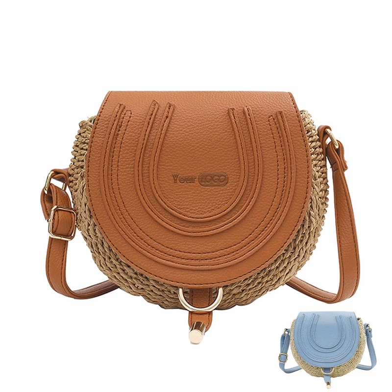 Jute Versatile straw cross-body shoulder bag