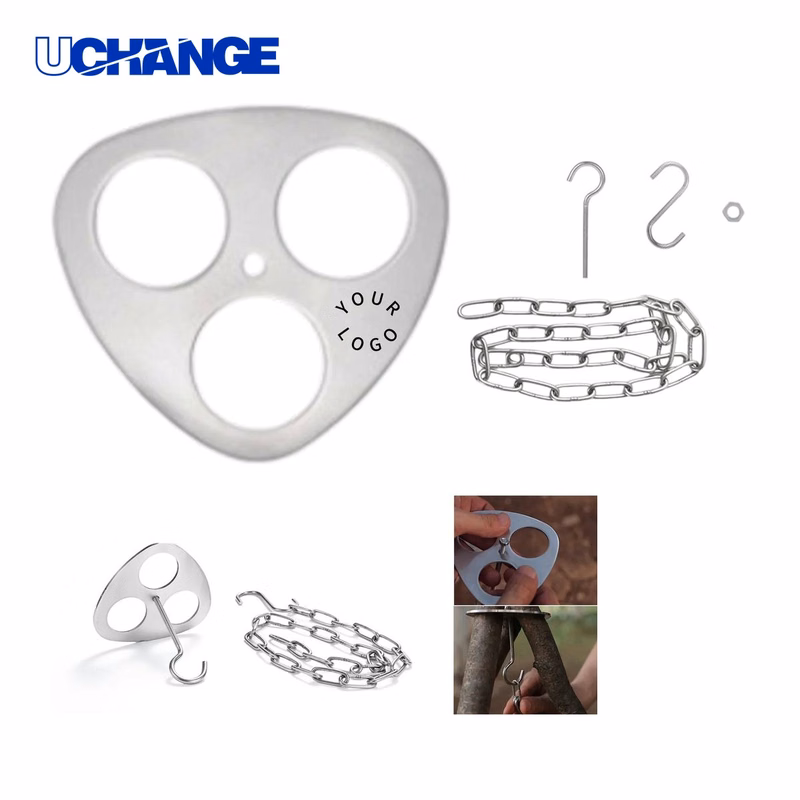 Detachable Cooking Tripod Stand for Camping Use