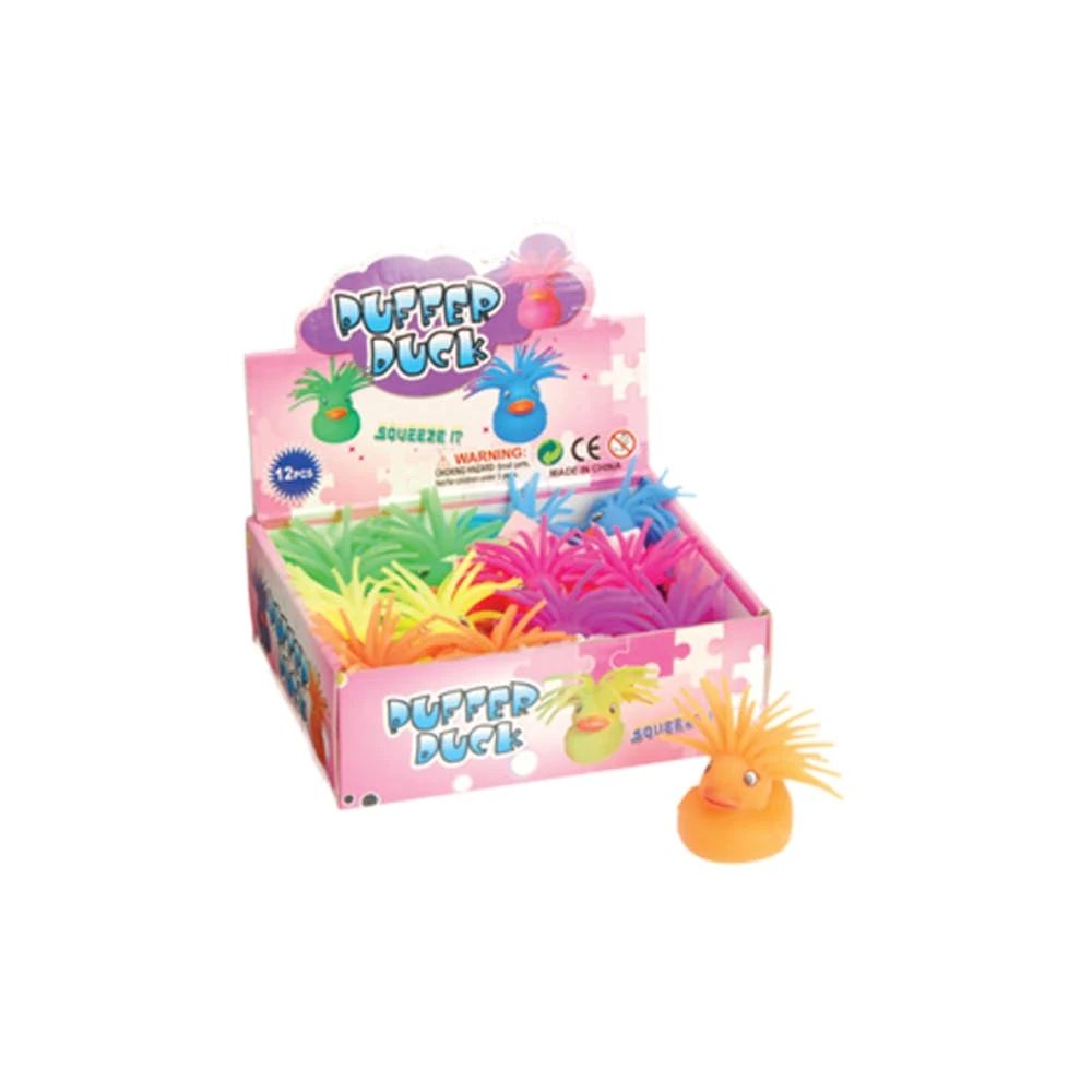 Puffer Duck Stress Toys - Assorted 2" 1