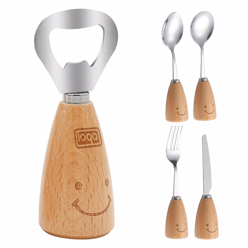 Creative Cute Wooden Bottle Opener
