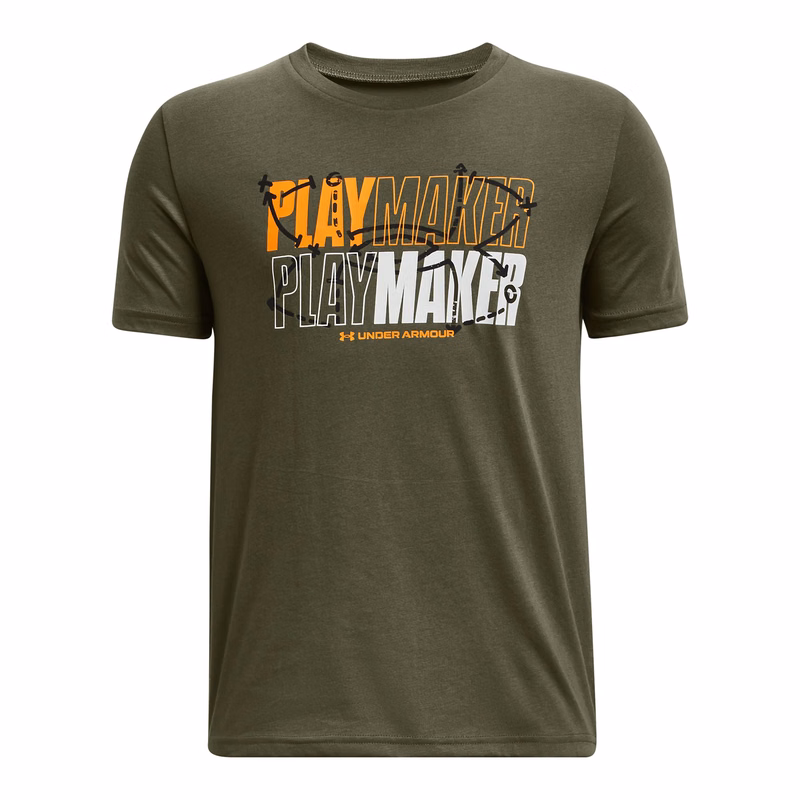 Boys' UA Playmaker Short Sleeve 