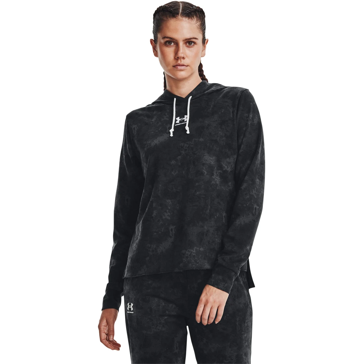UA Rival Terry Printed Women's Hoodie 1