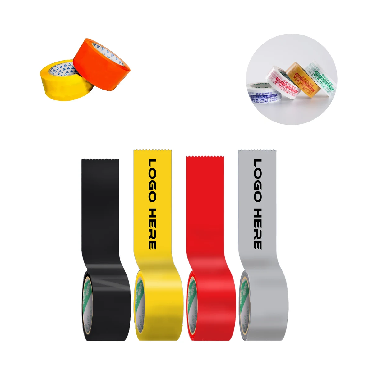 110 Yards 2" W BOPP Carton Sealing Tape 1
