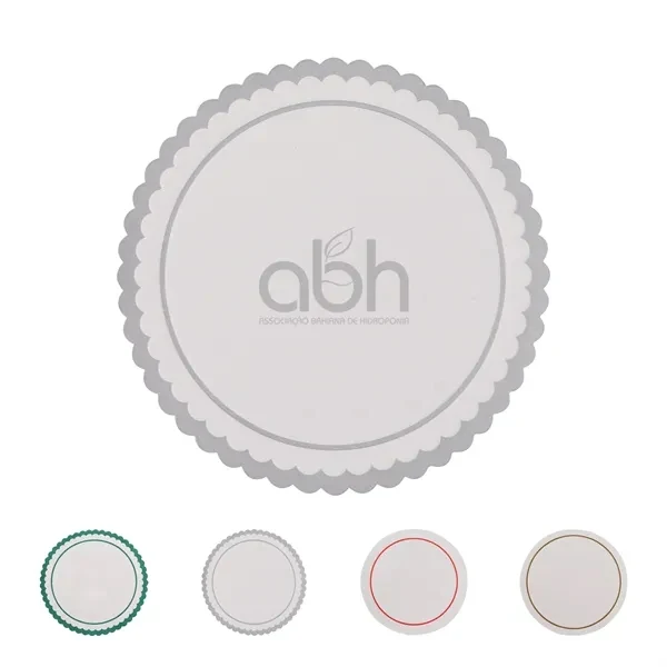 Custom 3.5 inch Paper Coasters with Full Color Imprint — Beverage Bar Promo Item 1