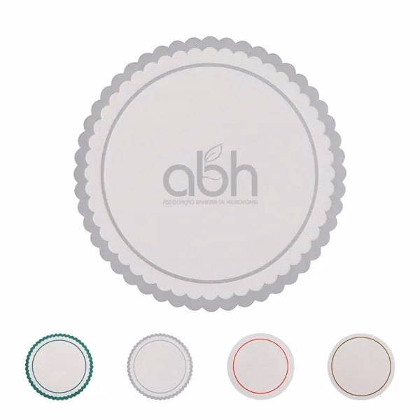 Custom 3.5 inch Paper Coasters with Full Color Imprint — Beverage Bar Promo Item